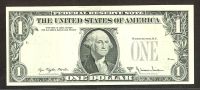 3rd Printing on Back $1 Error